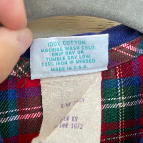 VINTAGE Cottontail Originals Plaid Dress Size 6X - Picture 7 of 7